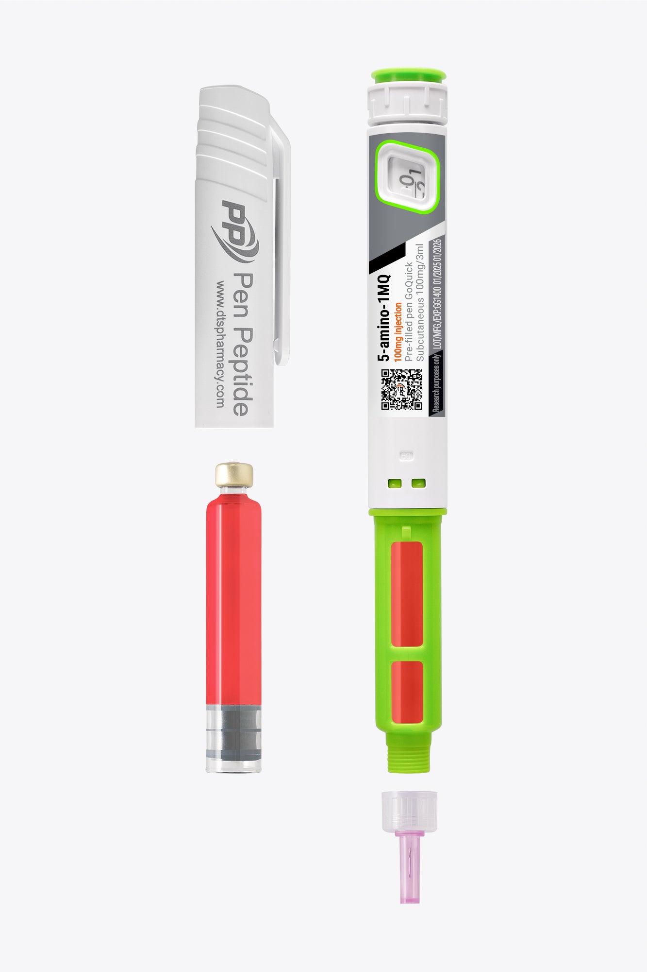 Пептид 5-Amino-1MQ в писалка