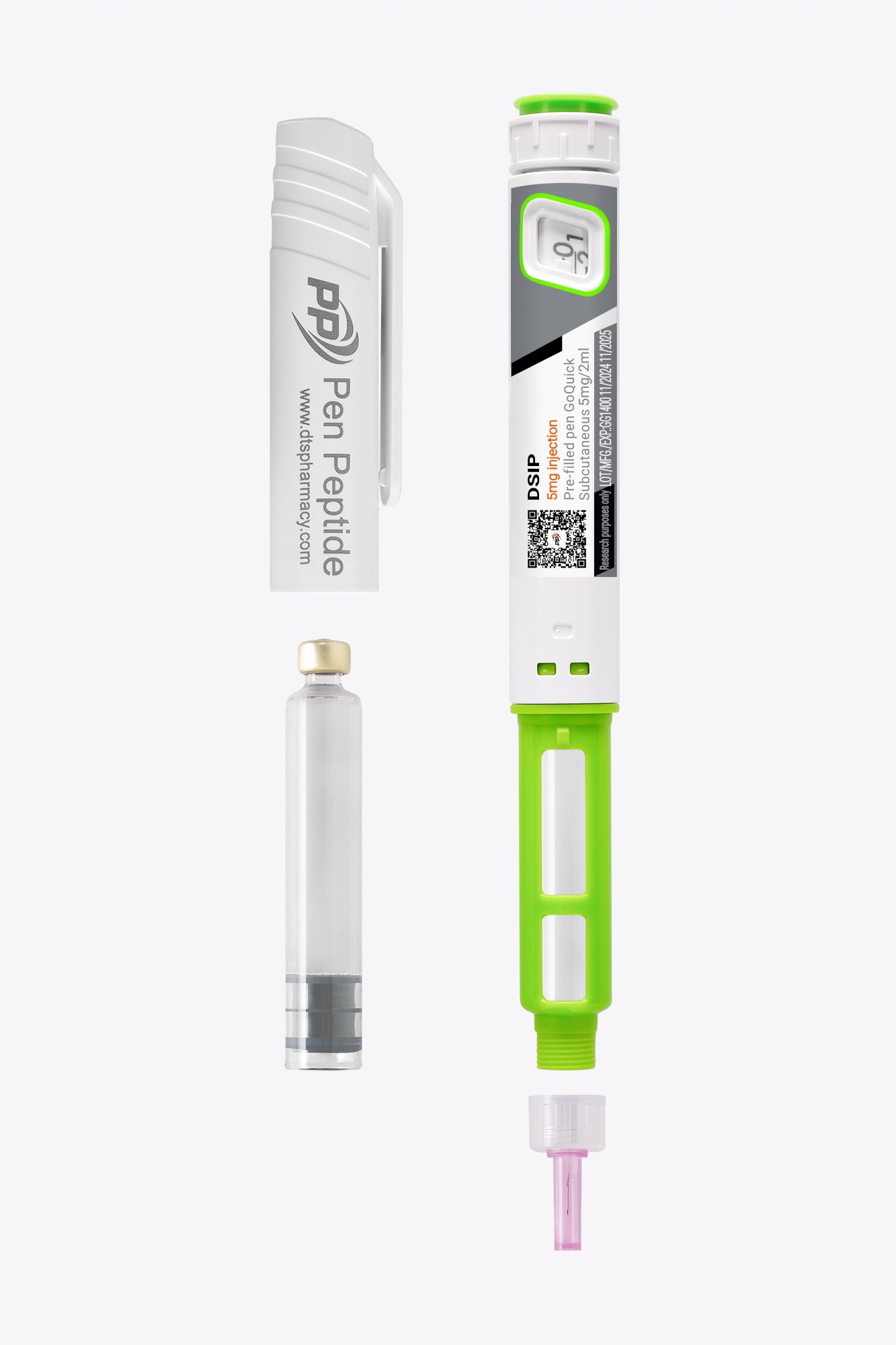 Пептид Delta-sleep-inducing peptide (DSIP) в писалка