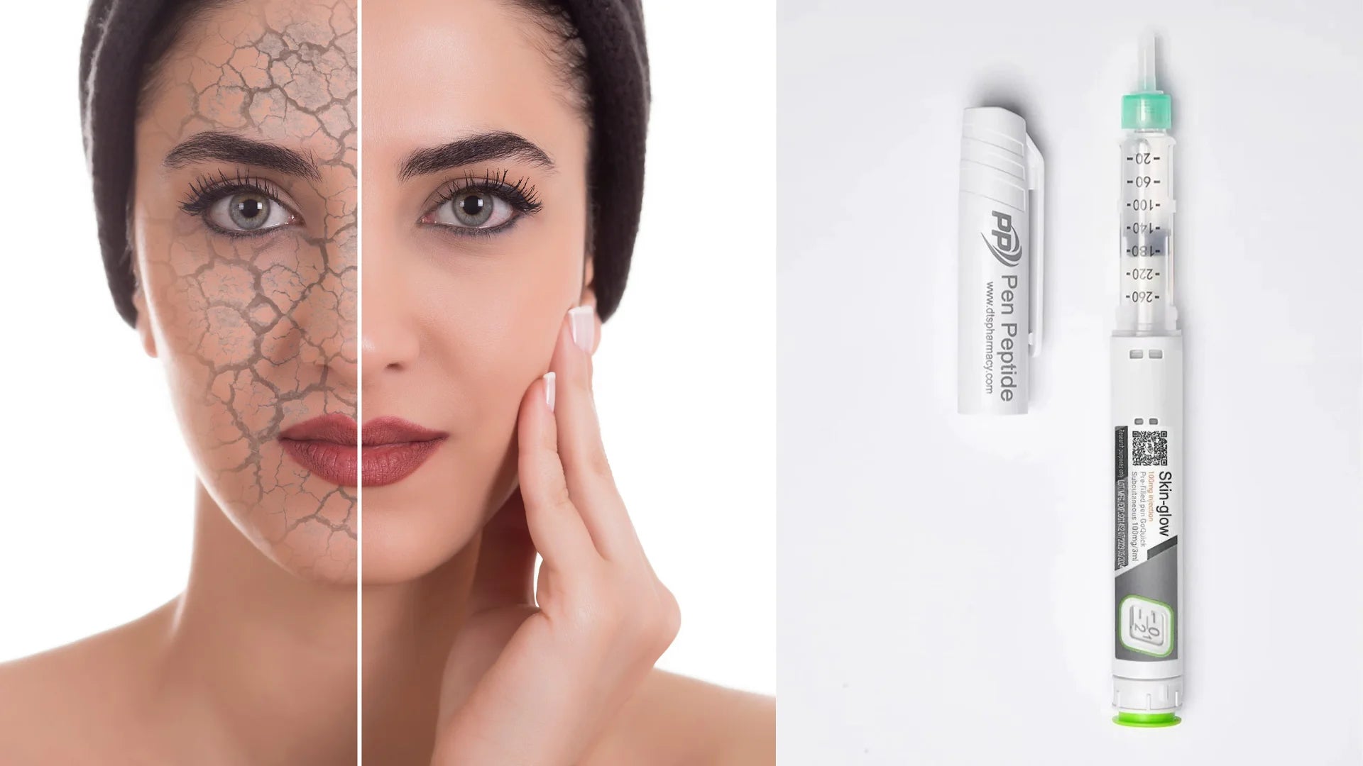 Пептид Skin Glow GHK-Cu за възстановяване и регенерация на сухата кожа